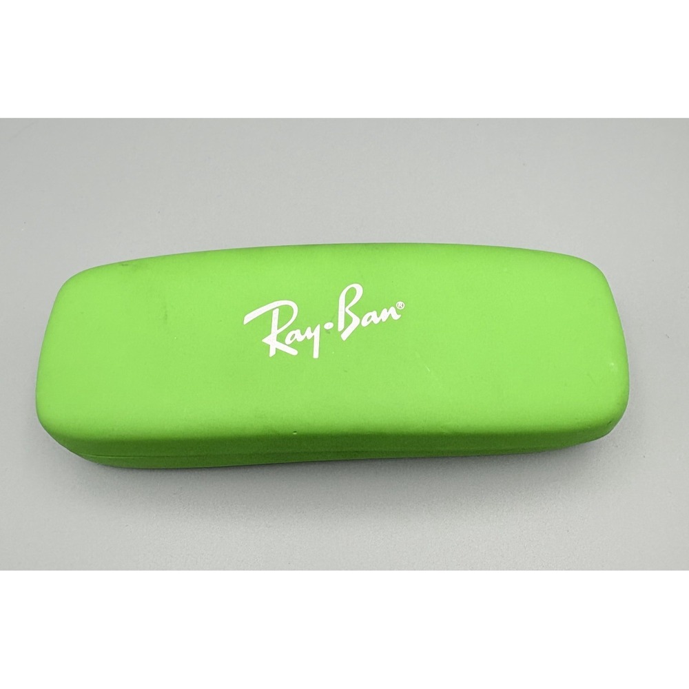 Ray-Ban Sunglasses Or Glasses Green Hardshell Case / Red Interior Lining